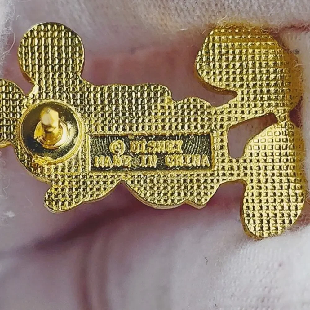 Vintage Disney Mickey Mouse Enamel Pin Classic Pose